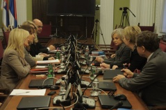 31 October 2014 The Chairperson and members of the Foreign Affairs Committee in meeting with the Chairperson of the Foreign Affairs Committee of the French National Assembly 